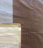 Multicolor Geometric 400 TC Cotton Super King Flat Bedsheet with 2 Pillow Covers Essential Collection