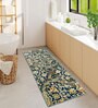 Multicolor Geometric Microfiber 5 ft x 2 ft Machine Made Runner