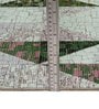 Multicolor Geometric Polyester 4' X 6' Machine Made Carpet