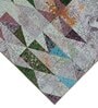 Multicolor Geometric Polyester 4' X 6' Machine Made Carpet