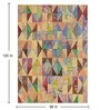 Multicolor Geometric Polyester 8' X 10' Machine Made Carpet