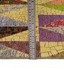 Multicolor Geometric Polyester 8' X 10' Machine Made Carpet