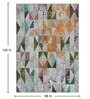 Multicolor Geometric Polyester 8' X 10' Machine Made Carpet