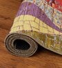 Multicolor Geometric Polyester 9' X 12' Machine Made Carpet