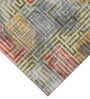 Multicolor Geometric Polyester 9' X 12' Machine Made Carpet