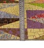 Multicolor Geometric Polyester 9' X 12' Machine Made Carpet