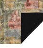 Multicolor Geometric Polyester 9' X 12' Machine Made Carpet