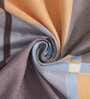 Multicolor Checkered 210 TC Poly Cotton King Sized Bed Sheets with 2 Pillow Covers
