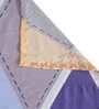 Multicolor Geometric 210 TC Poly Cotton King Sized Bed Sheets with 2 Pillow Covers