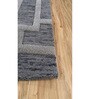 Multicolor Geometric Wool 5 ft X 8 ft Hand Tufted Carpet