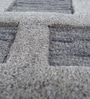 Multicolor Geometric Wool 5 ft X 8 ft Hand Tufted Carpet