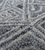 Multicolor Geometric Wool 5 ft X 8 ft Hand Tufted Carpet