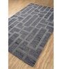 Multicolor Geometric Wool 5 ft X 8 ft Hand Tufted Carpet