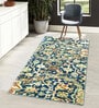 Multicolor Geometrical Microfiber 3 x 5 Feet Machine Made Carpet