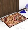 Multicolor Traditional Nylon 22.5x14.6 Inches AntiSkid 1 Door Mat