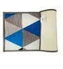 Multicolor Geometrical Nylon 22.5x14.6 Inches AntiSkid 1 Door Mat