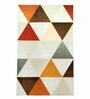 MultiColor Geometrical Nylon 4 x 6 Feet Machine Made Carpet