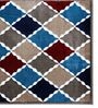 Multicolor Geometrical Polyester 3 ft X 5 ft Machine Made Carpet