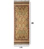 Multicolor Jute Geometrical 26 x 96 Inches Dhurrie
