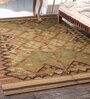 Multicolor Jute Geometrical 72 x 108 Inches Dhurrie