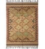 Multicolor Jute Geometrical 72 x 108 Inches Dhurrie