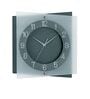 Spirited Rider Black & White Glass Wall Clock
