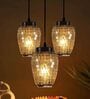Caracas Multicolour Glass Cluster Hanging Light