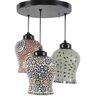 Yoshito Multicolour Glass Cluster Hanging Light