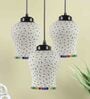 Vixen Multicolour Glass Cluster Hanging Light