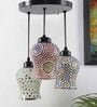 Yoshito Multicolour Glass Cluster Hanging Light
