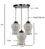 Sylan Multicolour Glass Cluster Hanging Light