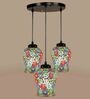 Wren Multicolour Glass Cluster Hanging Light