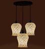 Ivah Multicolour Glass Cluster Hanging Light