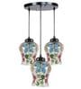 Kiwi Multicolour Glass Cluster Hanging Light