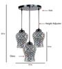 Wren Multicolour Glass Cluster Hanging Light