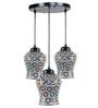 Wren Multicolour Glass Cluster Hanging Light