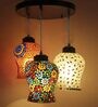 Yoshito Multicolour Glass Cluster Hanging Light