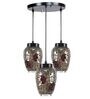 Bumpy Multicolour Glass Cluster Hanging Light