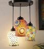 Yoshito Multicolour Glass Cluster Hanging Light