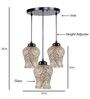 Manhattan Multicolour Glass Cluster Hanging Light