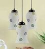 Myna Multicolour Glass Cluster Hanging Light