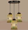 Myna Multicolour Glass Cluster Hanging Light