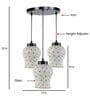 Ivah Multicolour Glass Cluster Hanging Light