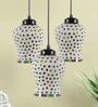 Sylan Multicolour Glass Cluster Hanging Light