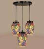 Feliz Multicolour Glass Cluster Hanging Light