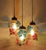 Kiwi Multicolour Glass Cluster Hanging Light