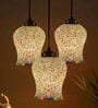 Vixen Multicolour Glass Cluster Hanging Light