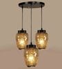 Caracas Multicolour Glass Cluster Hanging Light