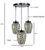 Flamingo Multicolour Glass Cluster Hanging Light