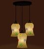 Myna Multicolour Glass Cluster Hanging Light